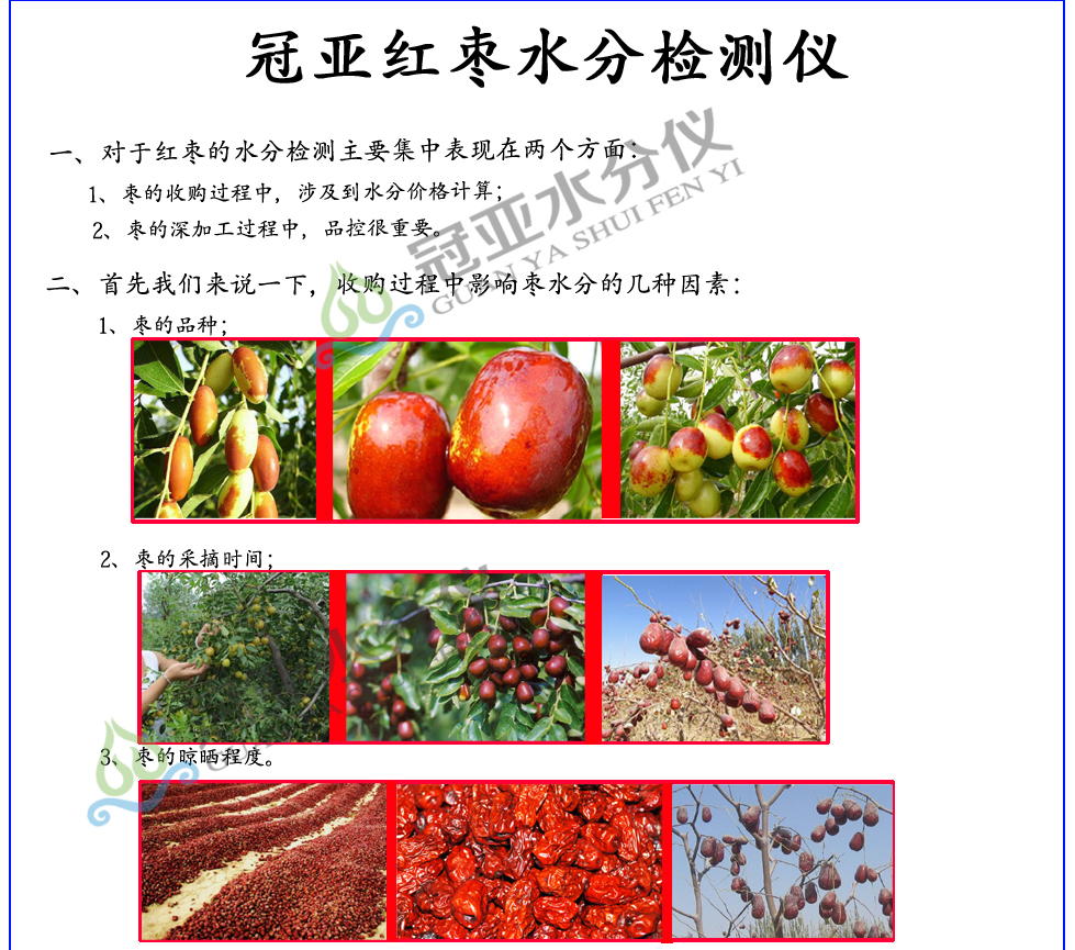 紅棗水分檢測(cè)儀
